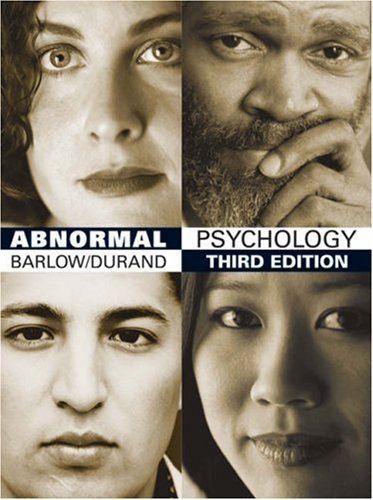Abnormal Psychology: An Integrative Approach (with InfoTrac and CD-ROM) (9780534581497) by Barlow, David H.; Durand, V. Mark