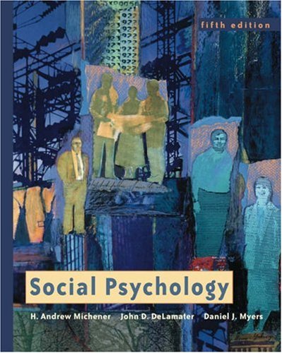 Beispielbild fr Social Psychology [With Infotrac] zum Verkauf von ThriftBooks-Atlanta