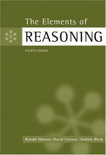 Imagen de archivo de The Elements of Reasoning a la venta por ThriftBooks-Atlanta