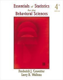 Imagen de archivo de Essentials of Statistics for the Behavioral Sciences a la venta por BookHolders