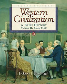 Beispielbild fr Western Civilization: A Brief History, Volume II, Since 1550 (Chaps 14-29) (with Infotrac) zum Verkauf von ThriftBooks-Atlanta