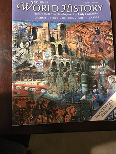 Beispielbild fr World History, Before 1600: The Development of Early Civilizations, Volume I (with Migrations CD-ROM and InfoTrac) zum Verkauf von HPB-Red