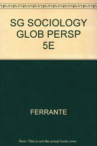 Imagen de archivo de Study Guide for Ferrante's Sociology: The United Stated in a Global Community, 5th a la venta por HPB-Red