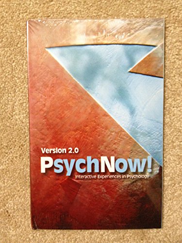 9780534590468: PsychNow! CD-ROM Version 2.0 : Interactive Experiences in Psychology: Interactive experiences in psychology