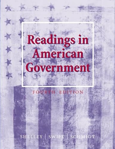 Beispielbild fr Readings in American Government zum Verkauf von Wonder Book