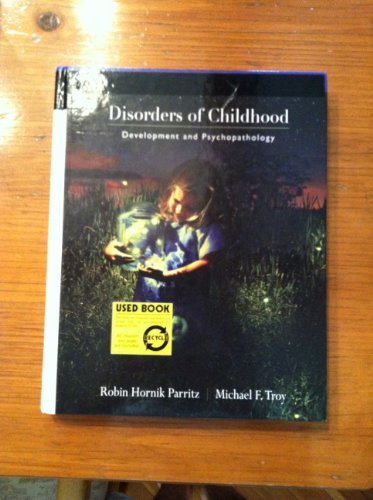Imagen de archivo de Disorders of Childhood: Development and Psychopathology a la venta por Indiana Book Company
