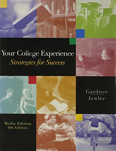 Imagen de archivo de Your College Experience: Strategies for Success, Looseleaf Version (with InfoTrac) a la venta por HPB-Red