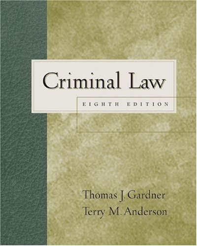 9780534594817: Criminal Law