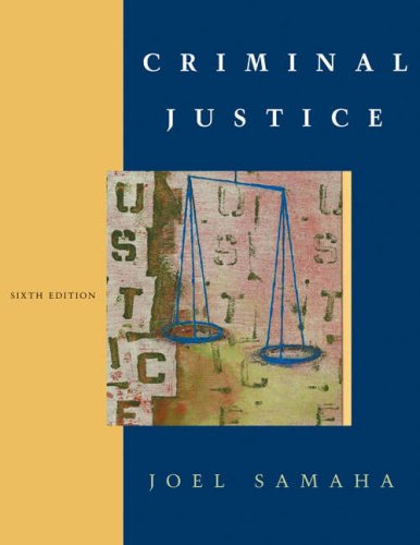 Imagen de archivo de Criminal Justice a la venta por Better World Books