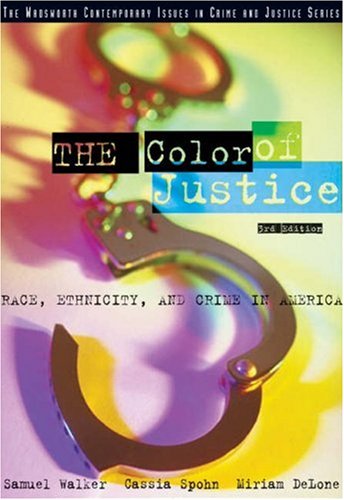 Beispielbild fr The Color of Justice : Race, Ethnicity, and Crime in America zum Verkauf von Better World Books