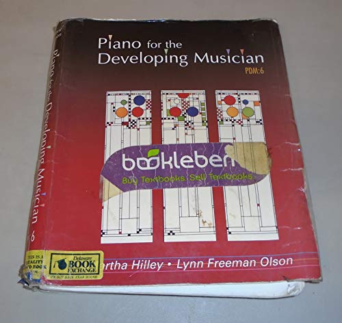 Beispielbild fr Piano for the Developing Musician zum Verkauf von HPB-Red