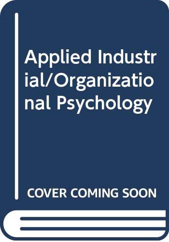 9780534596934: Appl Indst/Org Psyc W/CD 4e