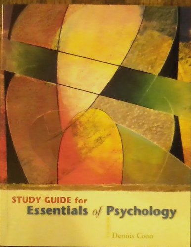 Stock image for Study Guide for Essentials of Psychology, Ninth Edition for sale by HPB-Red