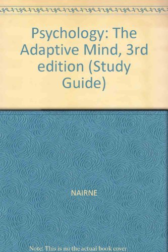 Beispielbild fr Psychology: The Adaptive Mind, 3rd edition (Study Guide) zum Verkauf von The Book Cellar, LLC