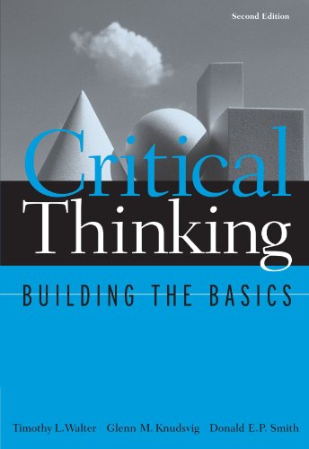 9780534599768: Critical Thinking: Building the Basics (Study Skills/Critical Thinking)