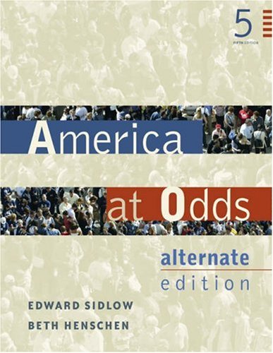 9780534601331: America at Odds: Alternate Edition