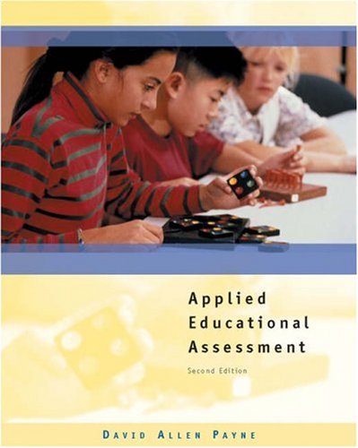 Beispielbild fr Applied Educational Assessment (with CD-ROM) zum Verkauf von More Than Words