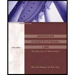9780534603915: American Constitutional Law: The Structure of Government: 1