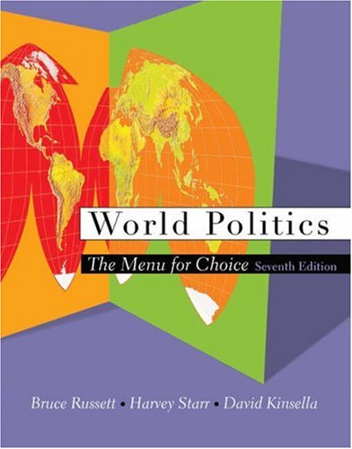 9780534604080: World Politics: The Menu for Choice (with InfoTrac) (Available Titles CengageNOW)