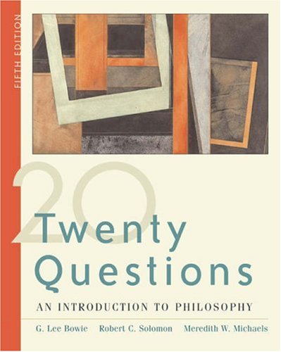 Imagen de archivo de Twenty Questions: An Introduction to Philosophy (with InfoTrac) a la venta por Jenson Books Inc