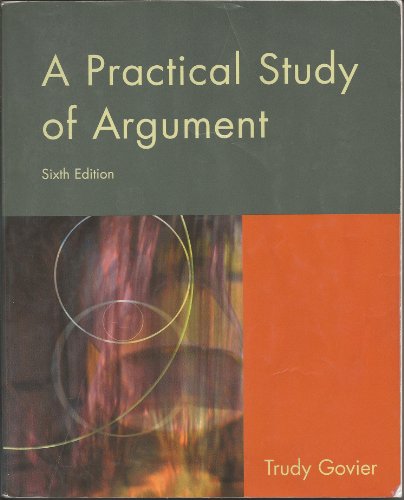 Imagen de archivo de A Practical Study of Argument a la venta por Wonder Book