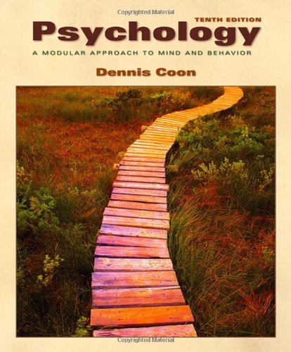 Beispielbild fr Psychology: A Modular Approach to Mind and Behavior (Available Titles CengageNOW) zum Verkauf von The Book Cellar, LLC