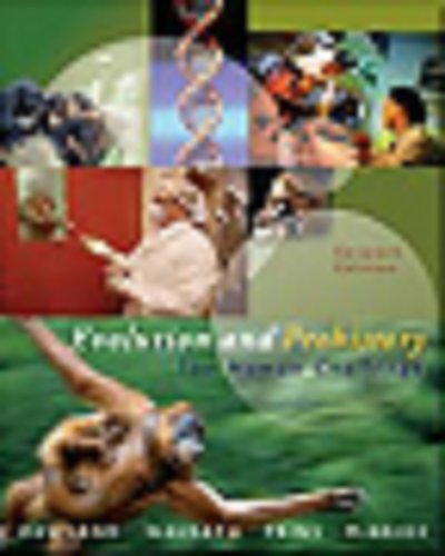 Stock image for Evolution and Prehistory : The Human Challenge (with InfoTrac) for sale by BookHolders