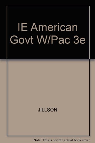 9780534610548: IE American Govt W/Pac 3e
