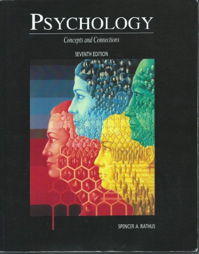 Imagen de archivo de Psychology : Concepts and Connections a la venta por Better World Books