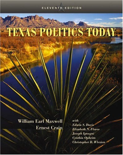 Stock image for Texas Politics Today (with InfoTrac) for sale by Austin Goodwill 1101