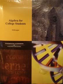 9780534612863: Algebra for College Students (Custom for Delgado Community College)