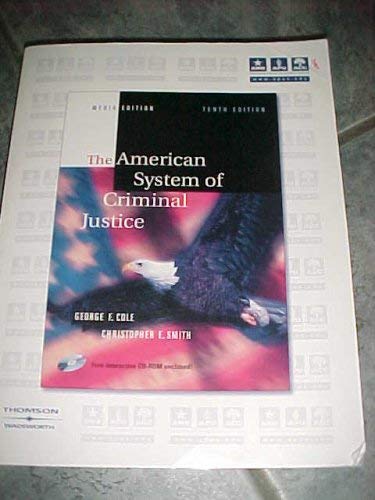 9780534613570: American System of Criminal Justice (Media Edition)