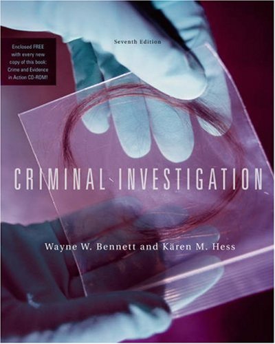 Beispielbild fr Criminal Investigation (With Cd-Rom And Infotrac) (Available Titles Cengagenow) ; 9780534615246 ; 0534615244 zum Verkauf von APlus Textbooks