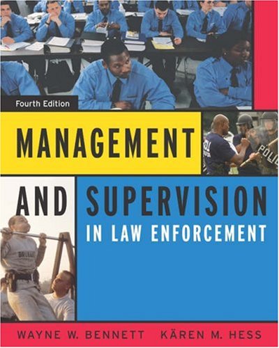 Imagen de archivo de Management and Supervision in Law Enforcement [With Infotrac] a la venta por ThriftBooks-Dallas