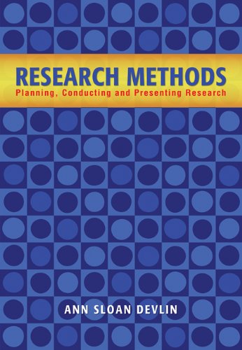 9780534617141: Research Methods: Planning, Conducting, And Presenting Research