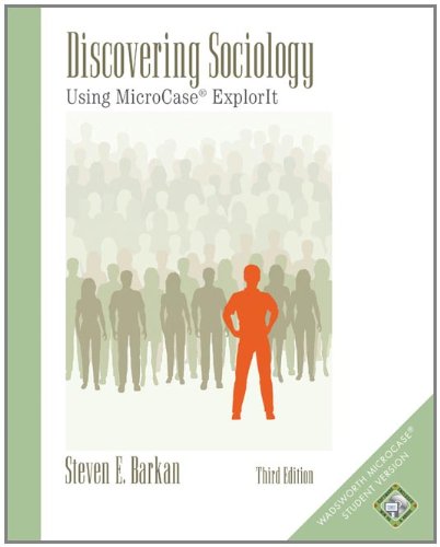 Beispielbild fr Discovering Sociology: Using MicroCase ExplorIT zum Verkauf von BookHolders