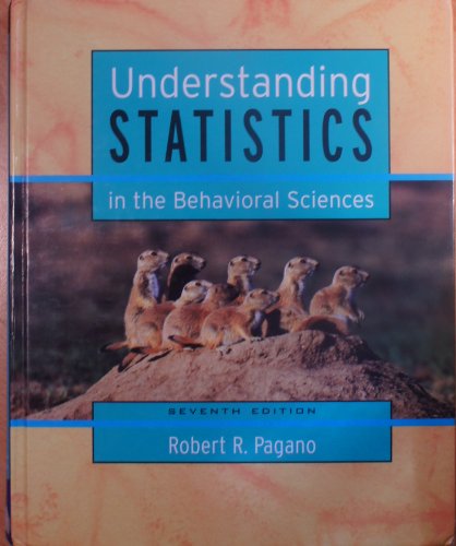 Imagen de archivo de Understanding Statistics in the Behavioral Sciences (with CD-ROM and InfoTrac) (Available Titles CengageNOW) a la venta por SecondSale