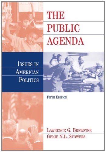 Stock image for The Public Agenda : Issues in American Politics for sale by Better World Books