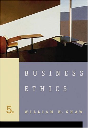 Stock image for Business Ethics (with InfoTrac) for sale by SecondSale