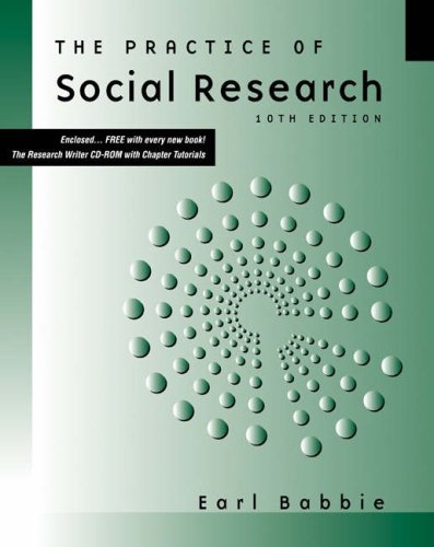 Beispielbild fr The Practice of Social Research zum Verkauf von Better World Books