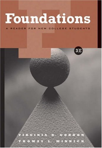 Stock image for Foundations: A Reader for New College Students (with InfoTrac) (Wadsworth College Success) for sale by HPB-Red