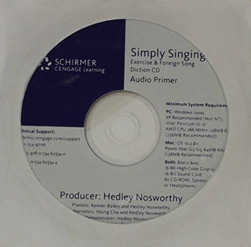 CD-ROM for Nosworthy/Summers' Simply Singing (9780534623371) by Nosworthy, Hedley; Summers, Peter