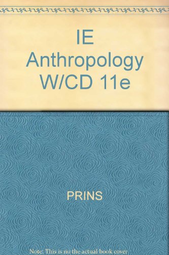 9780534623692: IE Anthropology W/CD 11e
