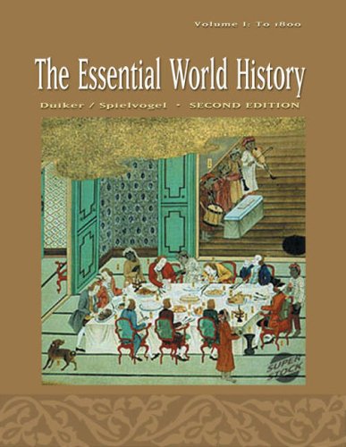 Beispielbild fr The Essential World History, Volume I: To 1800 (with CD-ROM and InfoTrac) zum Verkauf von SecondSale