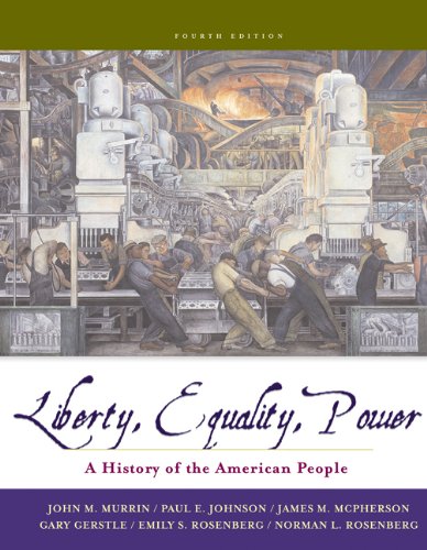 Imagen de archivo de Liberty, Equality, and Power: A History of the American People (with CD-ROM, American Journey Online, and InfoTrac) (Available Titles CengageNOW) a la venta por Books Unplugged