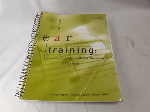 Beispielbild fr Music for Ear Training (Workbook & CD-ROM) zum Verkauf von BooksRun