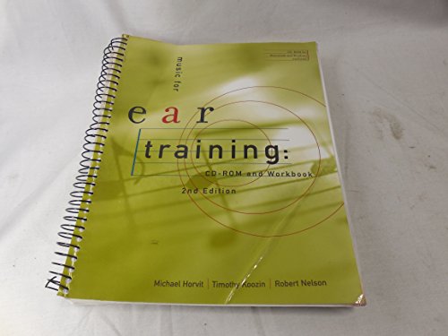 9780534627669: Music for Ear Training (Workbook & CD-ROM)