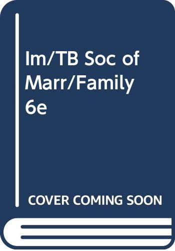 Im/TB Soc of Marr/Family 6e (9780534627775) by COLLINS; COLTRANE