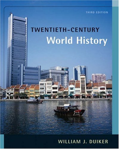 Beispielbild fr Twentieth-Century World History zum Verkauf von Better World Books