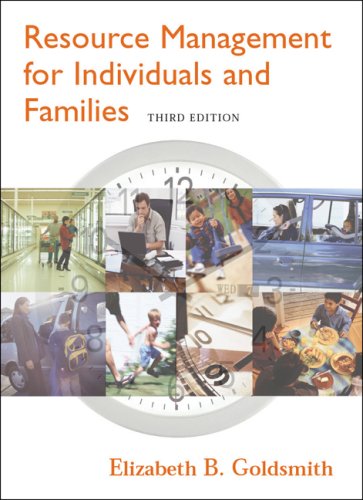 Beispielbild fr Resource Management for Individuals and Families zum Verkauf von Better World Books: West